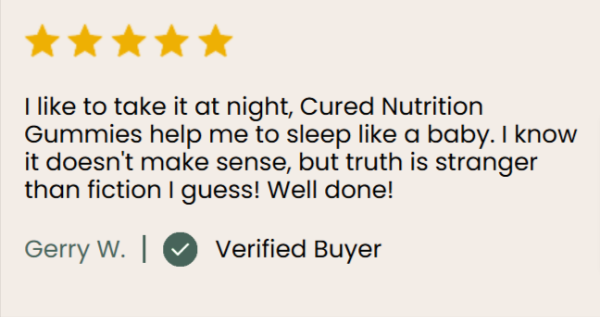 Cured Nutrition Microdose THC Gummies Customer Reviews