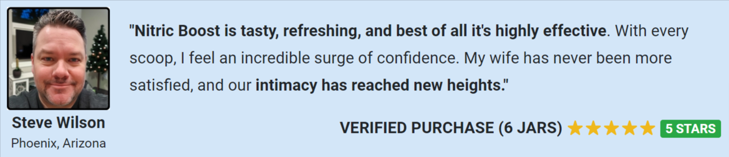 Nitric Boost Ultra Real Customer Reviews